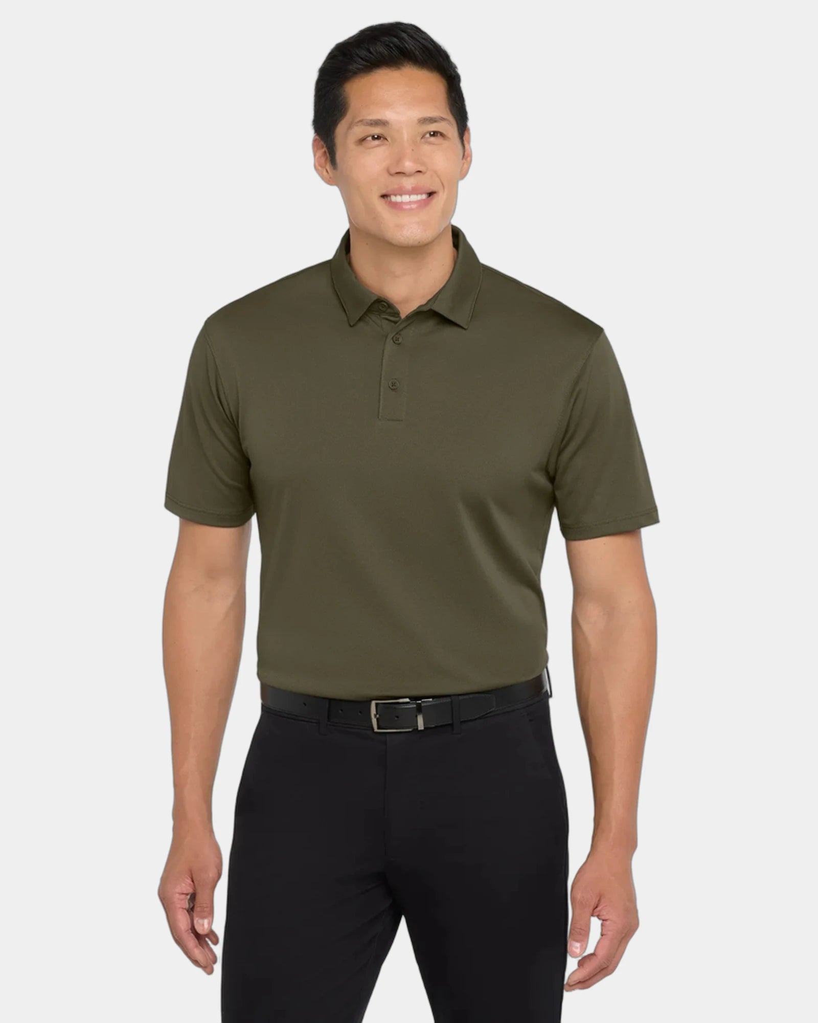 Custom moisture-wicking Port Authority UV Choice Polo - Deep Olive